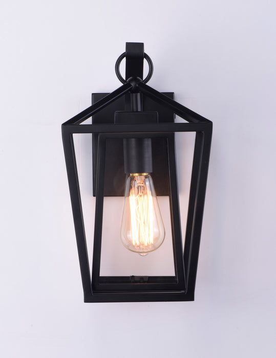 Maxim 3174CLBK One Light Outdoor Wall Lantern, Black
