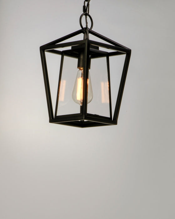 Maxim 3179CLBK One Light Outdoor Hanging Lantern, Black