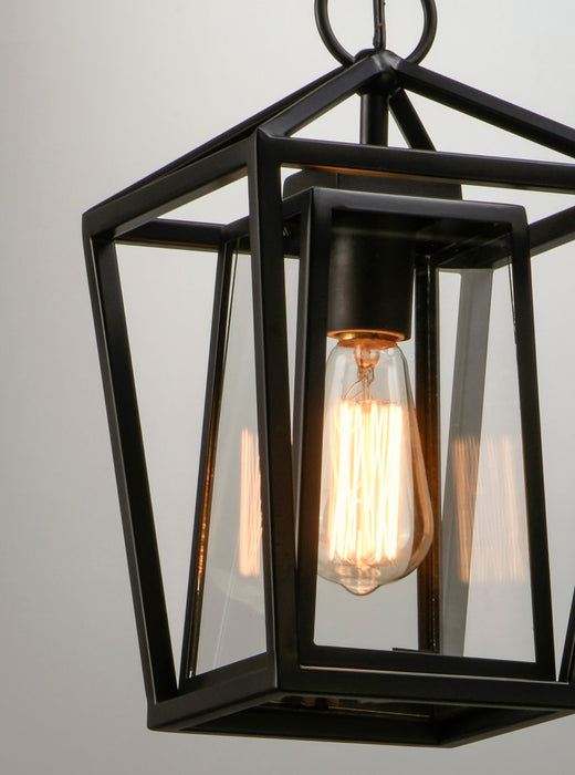Maxim 3179CLBK One Light Outdoor Hanging Lantern, Black