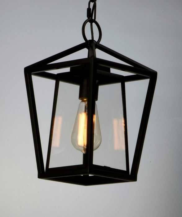 Maxim 3179CLBK One Light Outdoor Hanging Lantern, Black