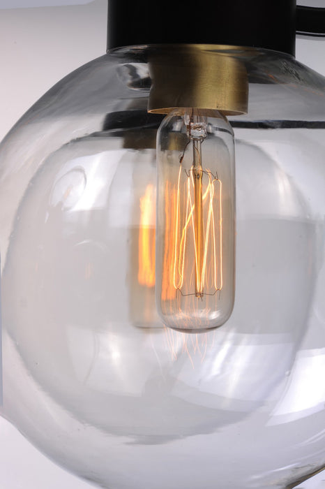 Maxim 90510CLBZSBR One Light Mini Pendant, Bronze / Satin Brass