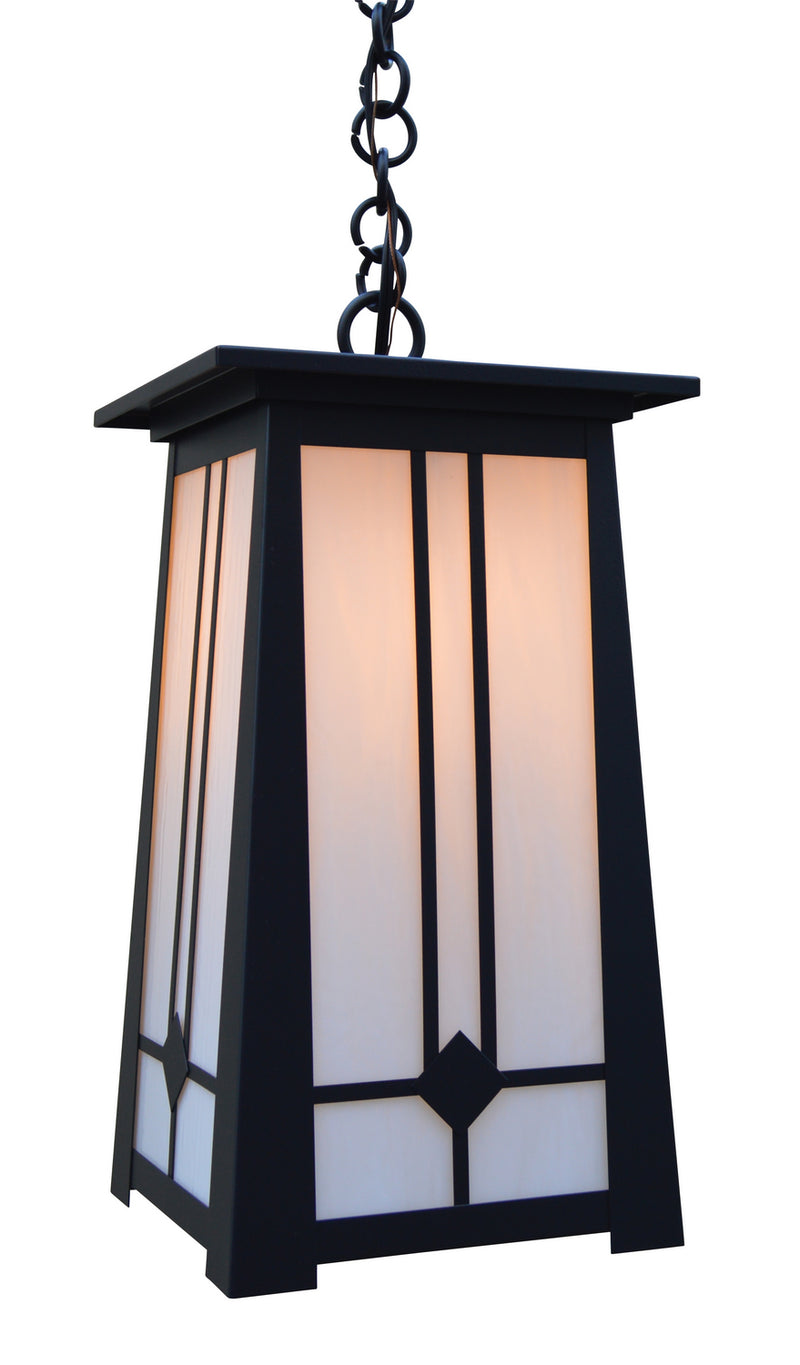 Arroyo ABH-9WO-BK One Light Pendant, Satin Black