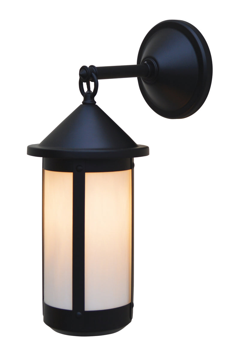 Arroyo BB-7LWO-BK One Light Wall Mount, Satin Black