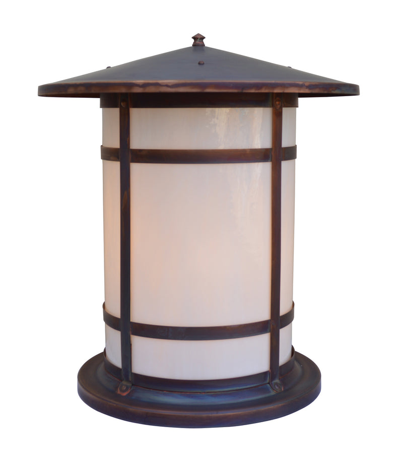 Arroyo BC-17LWO-RC One Light Column Mount, Raw Copper
