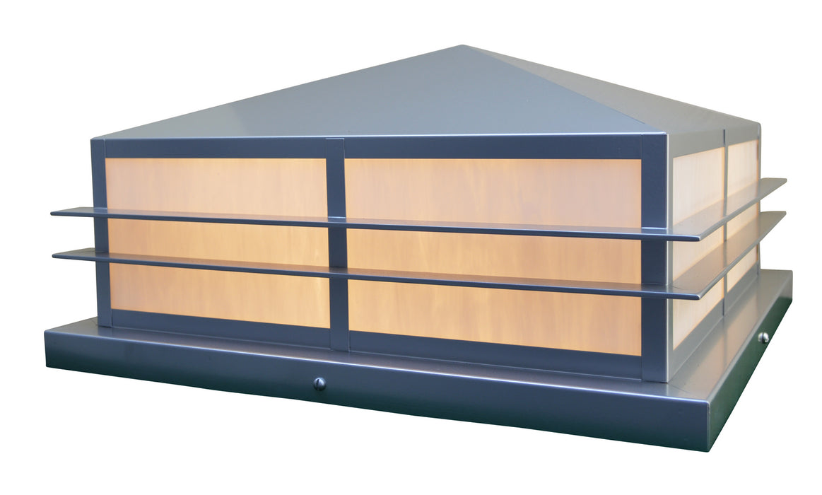 Arroyo BEC-15WO-P One Light Column Mount, Pewter