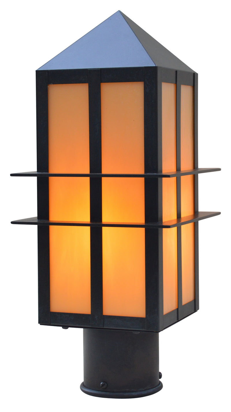 Arroyo BEP-7TN-BZ One Light Post Mount, Bronze