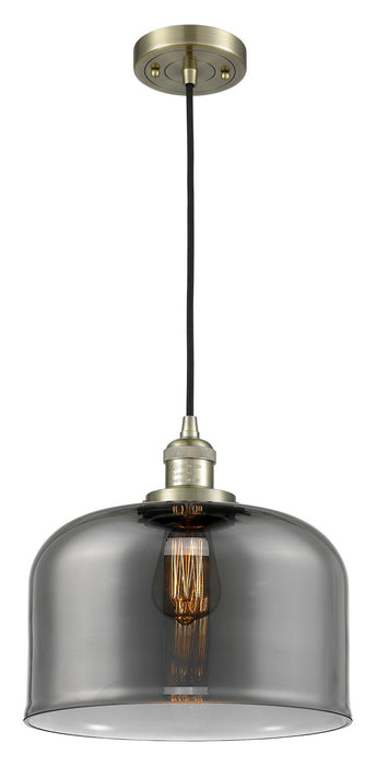 Innovations 201C-AB-G73-L One Light Mini Pendant, Antique Brass