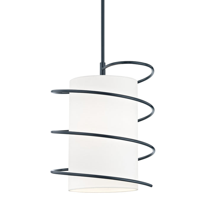 Mitzi H237701L-NVY One Light Pendant, Navy
