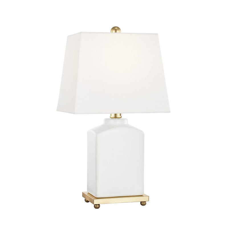 Mitzi HL268201-CL One Light Table Lamp, Cloud