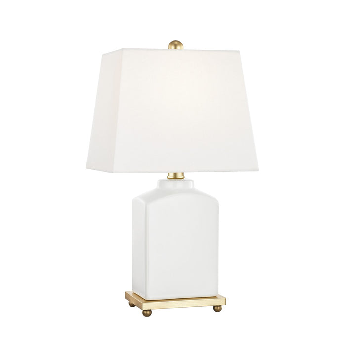 Mitzi HL268201-CL One Light Table Lamp, Cloud