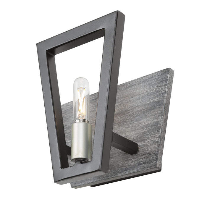 Varaluz 260B01BLG One Light Bath, Black