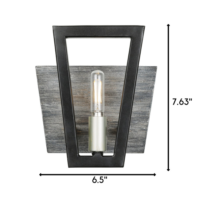 Varaluz 260B01BLG One Light Bath, Black