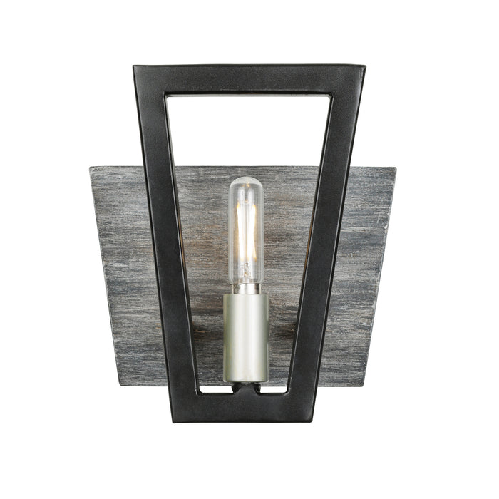 Varaluz 260B01BLG One Light Bath, Black