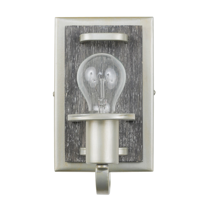 Varaluz 268B01SOG One Light Bath, Silverado