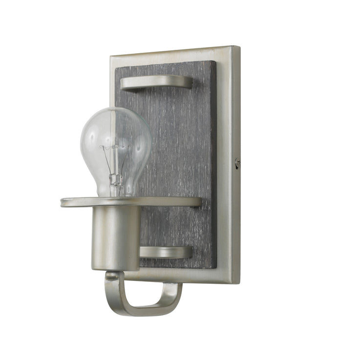 Varaluz 268B01SOG One Light Bath, Silverado