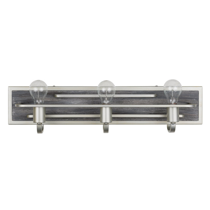 Varaluz 268B03SOG Three Light Bath, Silverado