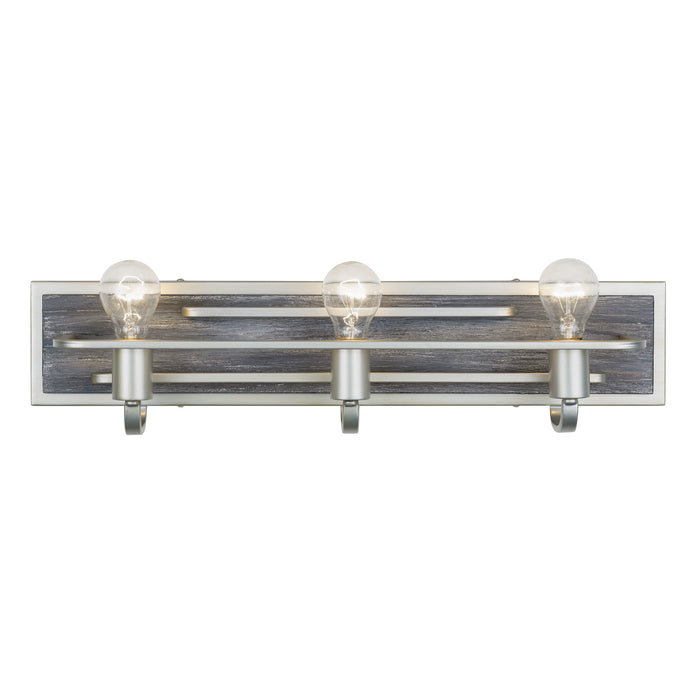Varaluz 268B03SOG Three Light Bath, Silverado
