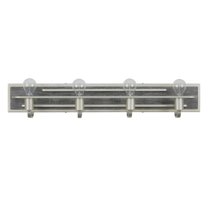 Varaluz 268B04SOG Four Light Bath, Silverado