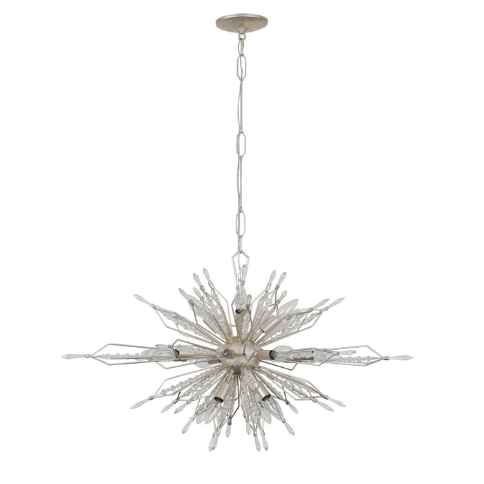 Varaluz 311N16GD 16 Light Linear Pendant, Gold Dust