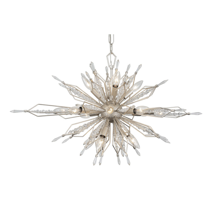 Varaluz 311N16GD 16 Light Linear Pendant, Gold Dust