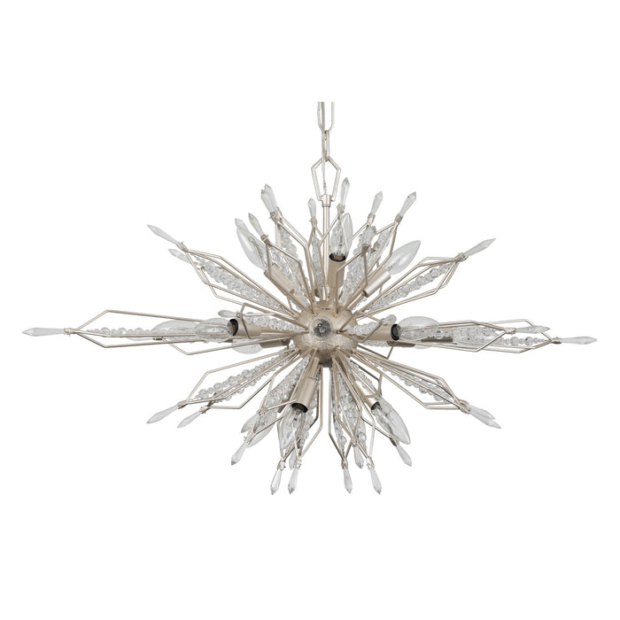 Varaluz 311N16GD 16 Light Linear Pendant, Gold Dust