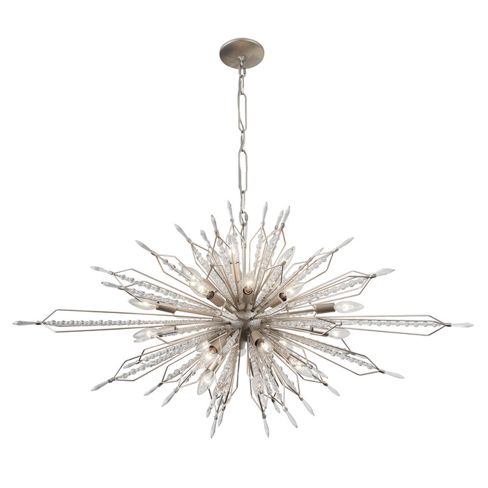 Varaluz 311N20GD 20 Light Linear Pendant, Gold Dust