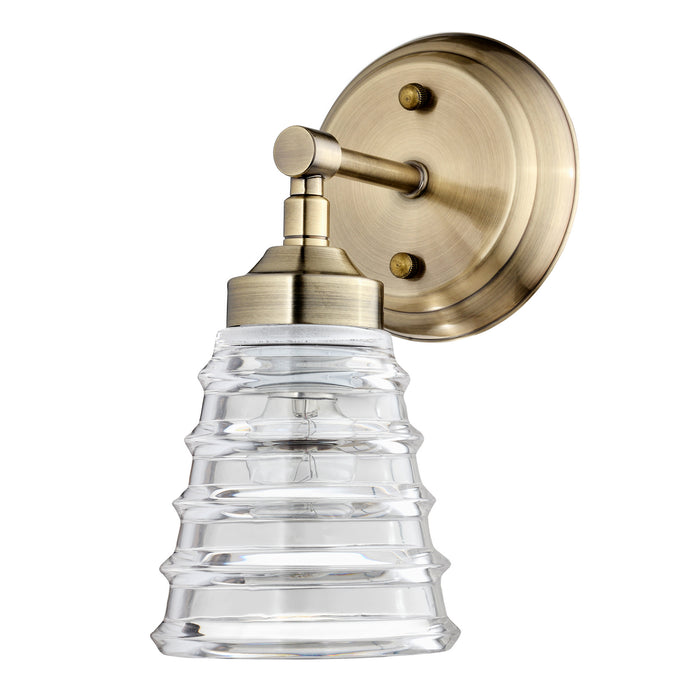 Varaluz 313B01AB One Light Bath, Antique Brass