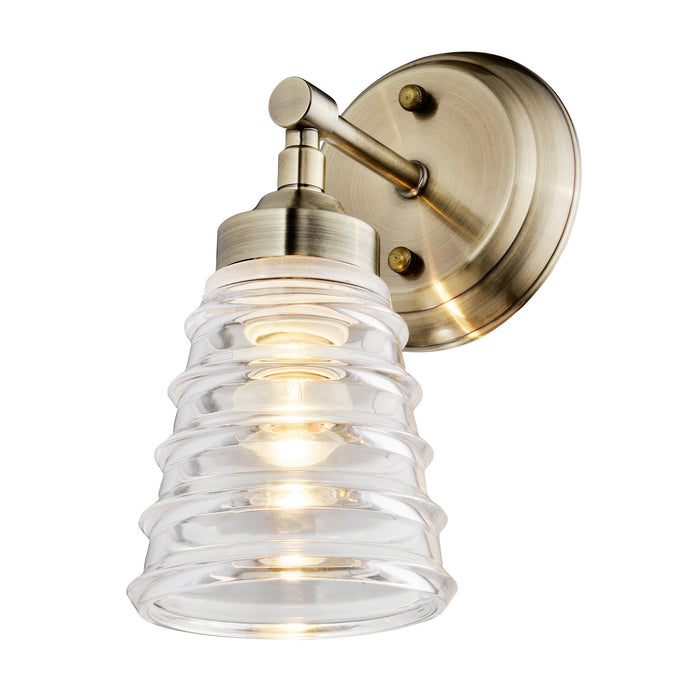Varaluz 313B01AB One Light Bath, Antique Brass