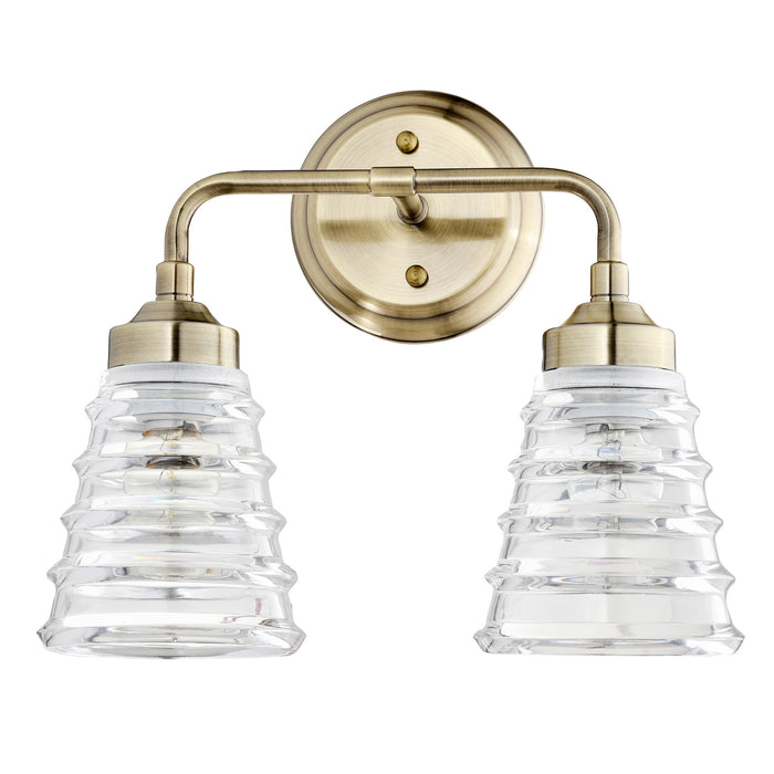 Varaluz 313B02AB Two Light Bath, Antique Brass