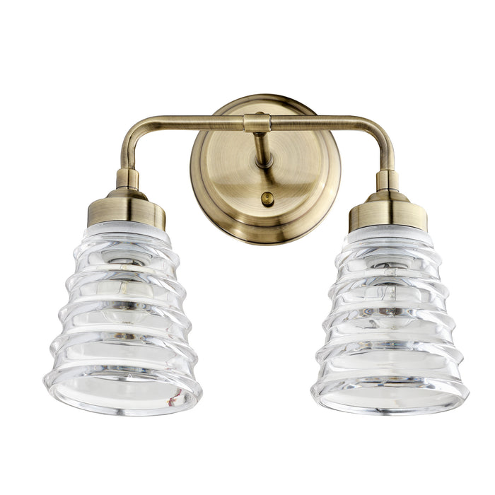 Varaluz 313B02AB Two Light Bath, Antique Brass