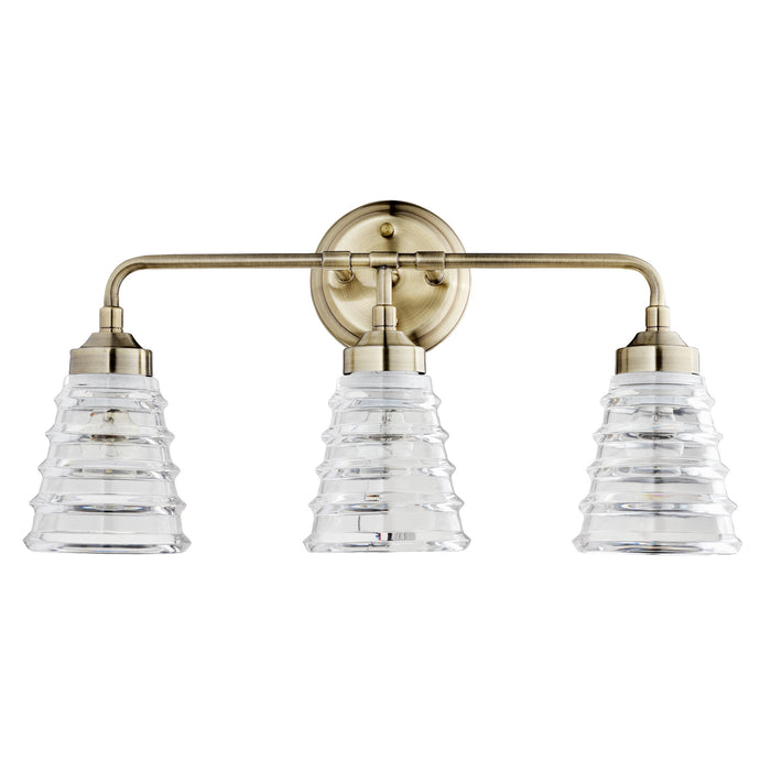 Varaluz 313B03AB Three Light Bath, Antique Brass