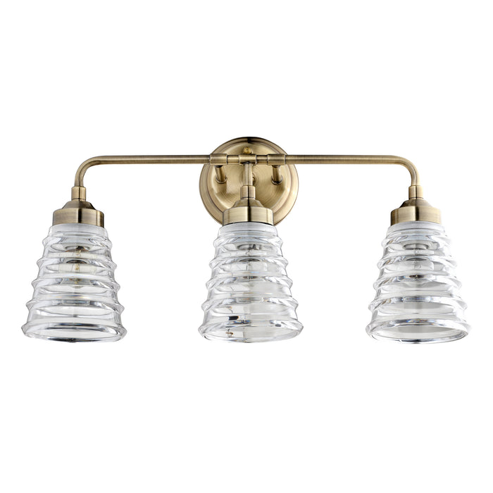 Varaluz 313B03AB Three Light Bath, Antique Brass
