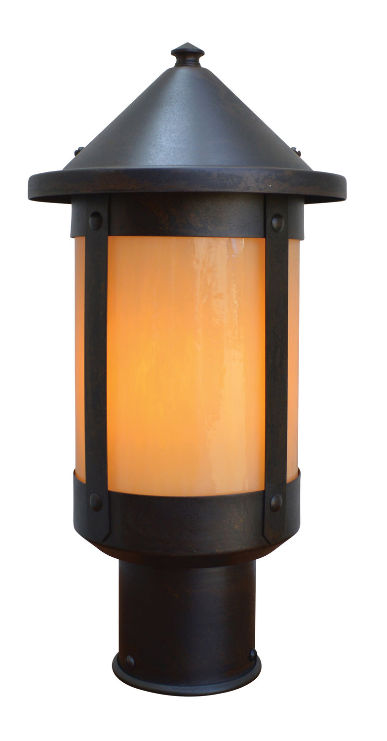 Arroyo BP-7TN-BZ One Light Post Mount, Bronze