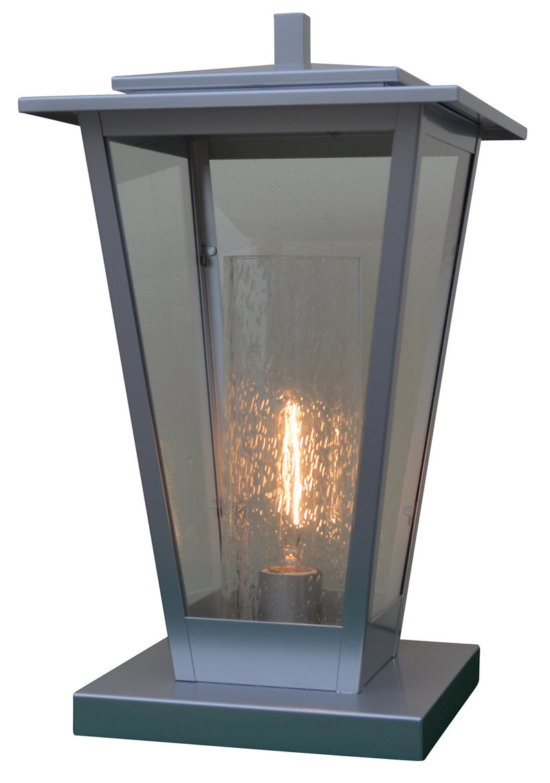 Arroyo BRC-10CLR/CS-P One Light Column Mount, Pewter
