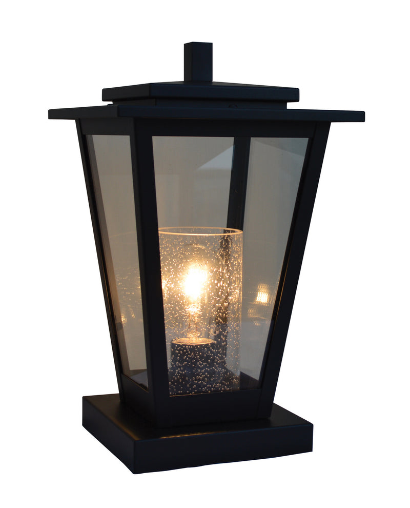 Arroyo BRC-8CLR/CS-BK One Light Column Mount, Satin Black