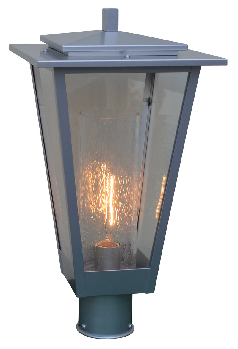 Arroyo BRP-10CLR/CS-P One Light Post Mount, Pewter