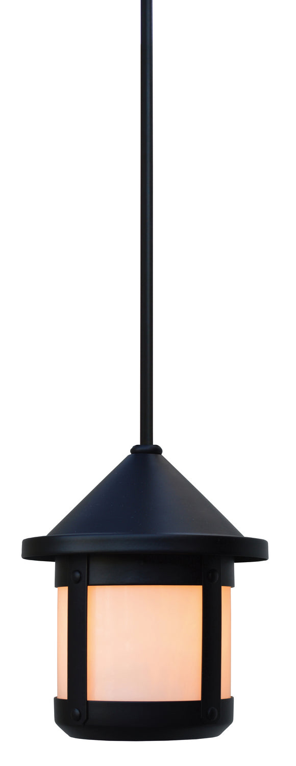 Arroyo BSH-6SWO-BK One Light Pendant, Satin Black