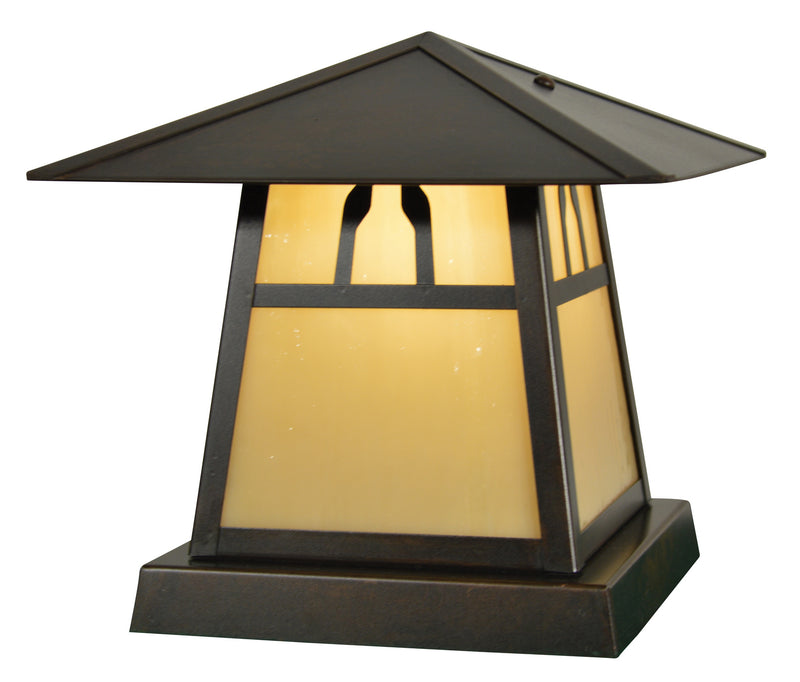 Arroyo CC-8BTN-BZ One Light Column Mount, Bronze