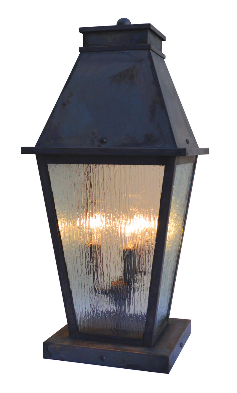 Arroyo CRC-10RM-MB Three Light Column Mount, Mission Brown