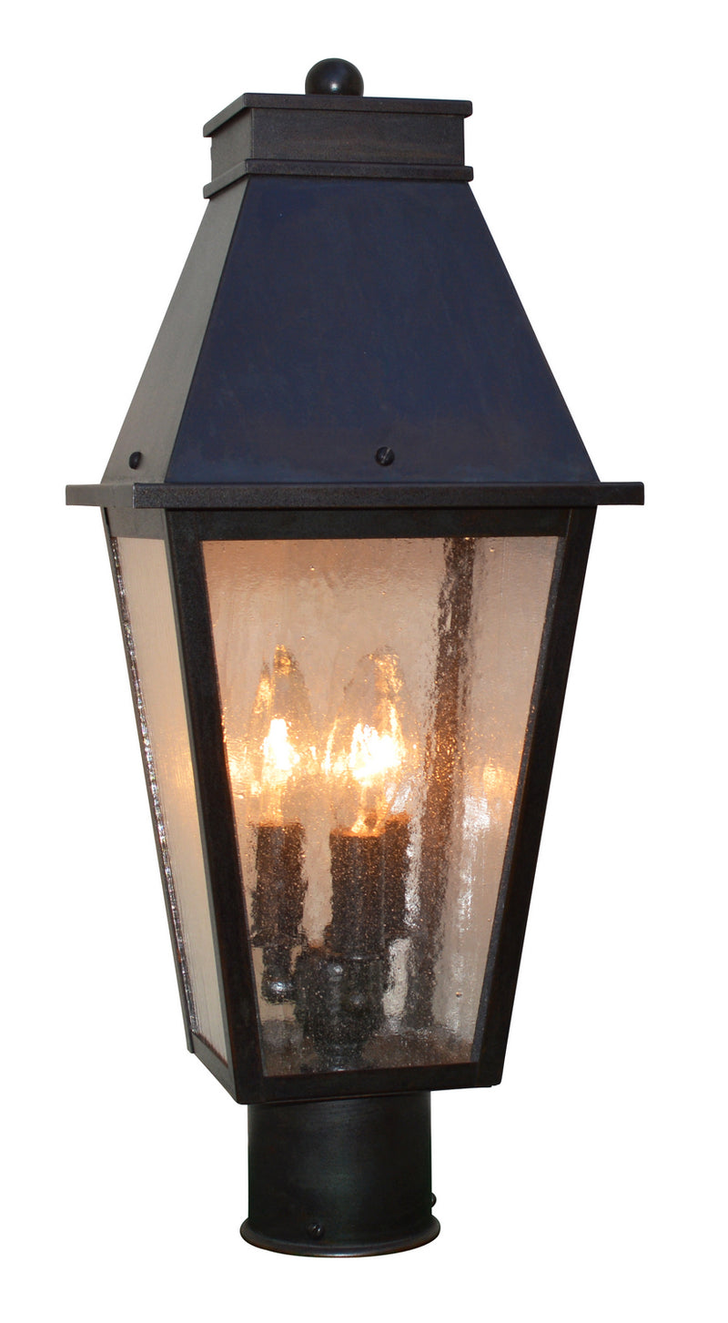 Arroyo CRP-8CS-BZ Three Light Post Mount, Bronze