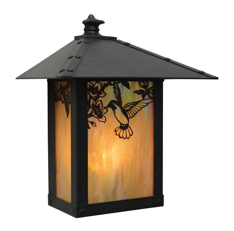 Arroyo EW-9HFGW-BZ One Light Wall Mount, Bronze