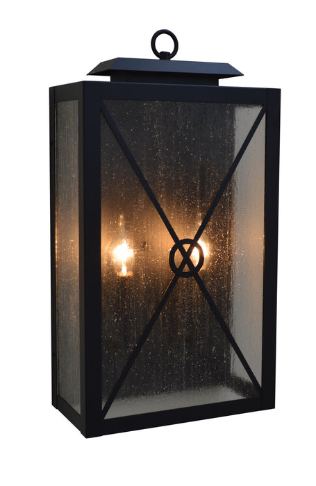 Arroyo EXS-12CS-BK Two Light Wall Sconce, Satin Black