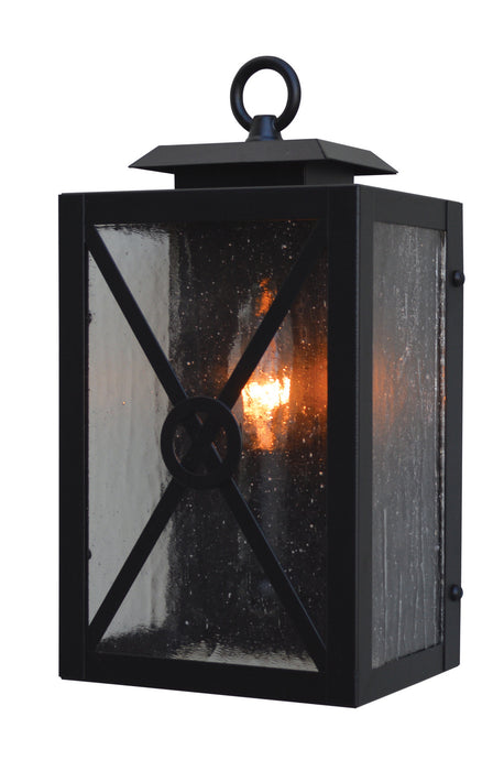Arroyo EXS-6CS-BK One Light Wall Sconce, Satin Black