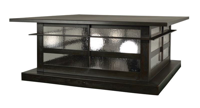 Arroyo FIC-20CS-BZ One Light Column Mount, Bronze