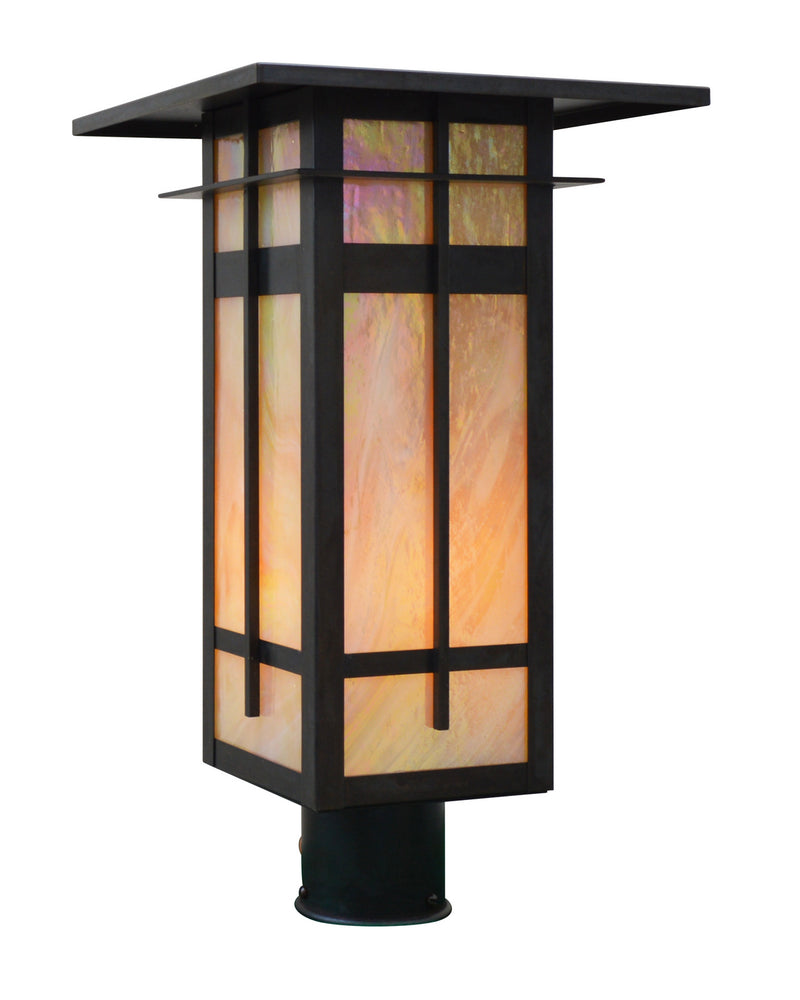 Arroyo FIP-10LGW-BZ One Light Post Mount, Bronze