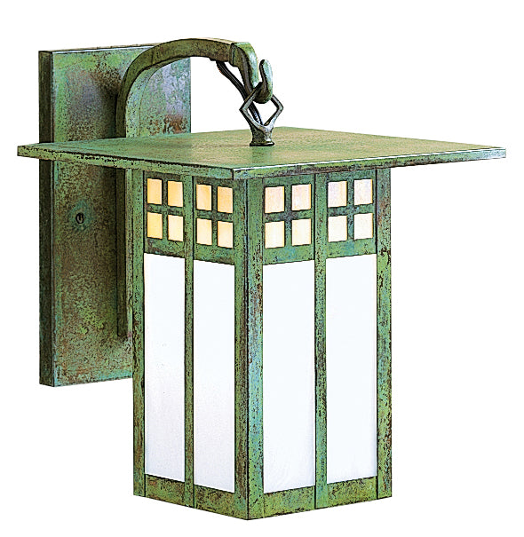 Arroyo GB-6GWC-VP One Light Wall Mount, Verdigris Patina