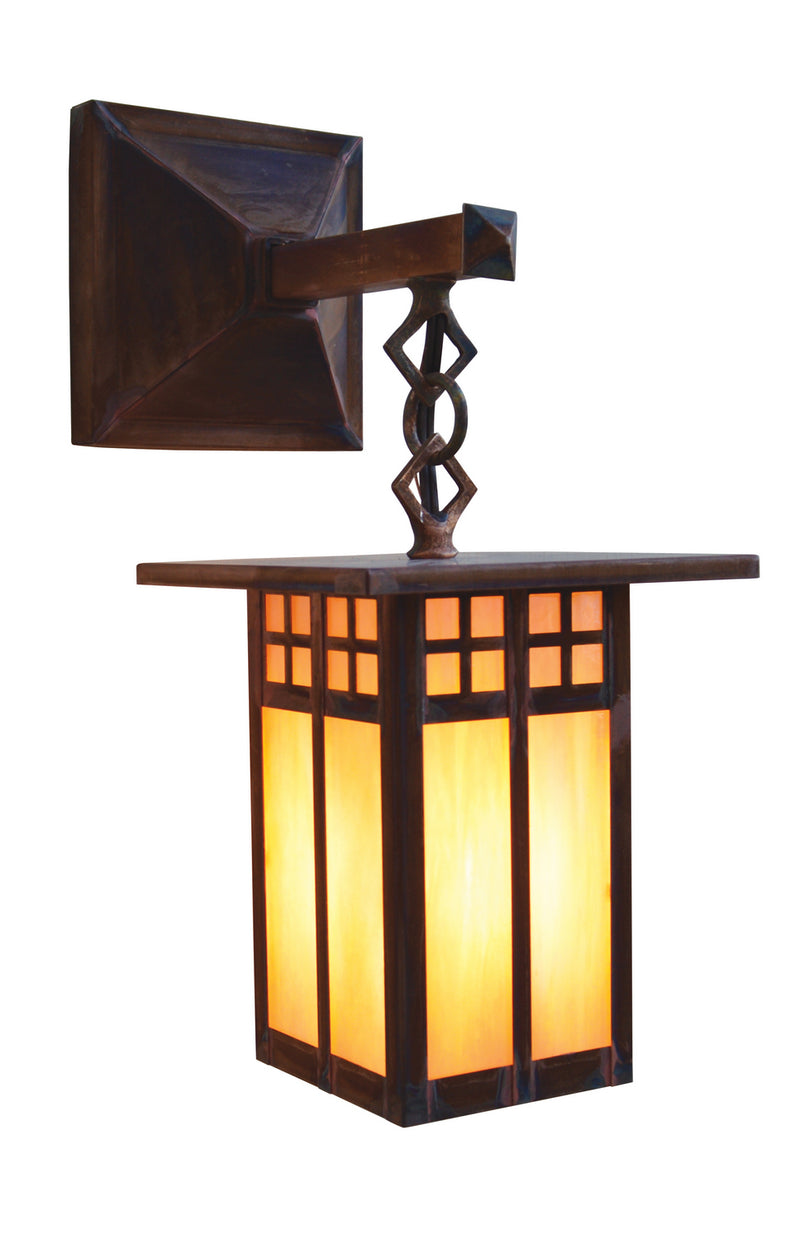 Arroyo GB-6LSAGW-RC One Light Wall Mount, Raw Copper
