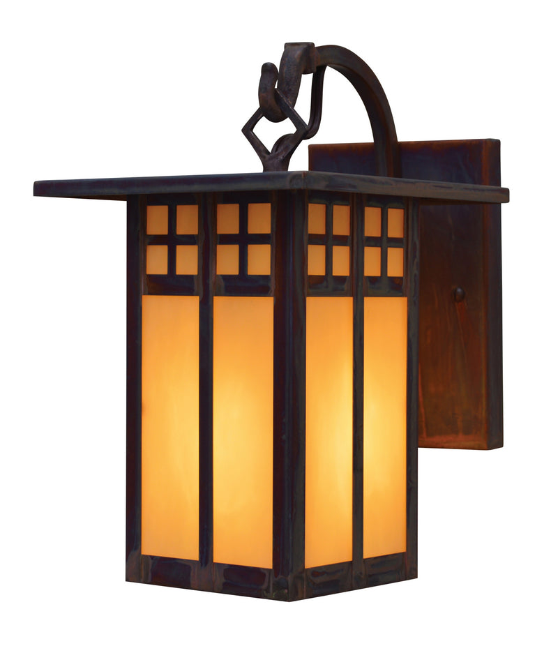 Arroyo GB-6LTN-RC One Light Wall Mount, Raw Copper