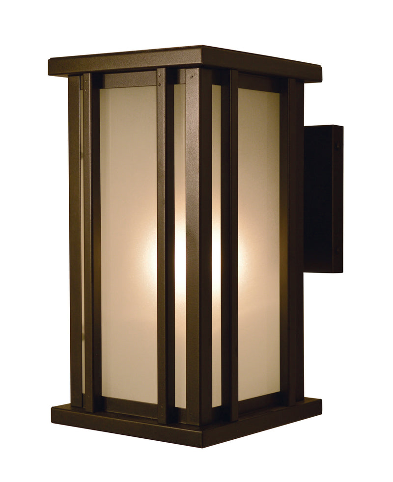 Arroyo GLB-6F-RB One Light Wall Mount, Rustic Brown