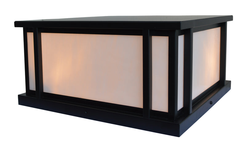 Arroyo GLC-16WO-BK Two Light Column Mount, Satin Black